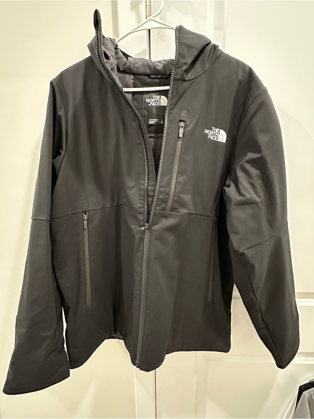 The North Face Apex Elevation Black Hooded Tech Soft shell Jacket